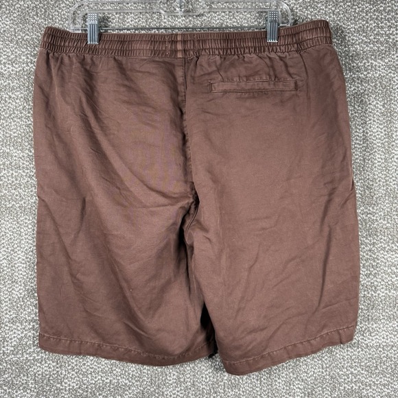 Wellen Cotton Linen Easy Short Men XL Brown Huckberry Outdoor Casual Lightweight - Picture 6 of 11